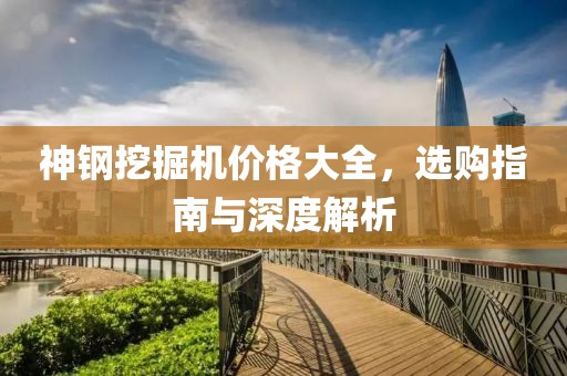 神钢挖掘机价格大全，选购指南与深度解析