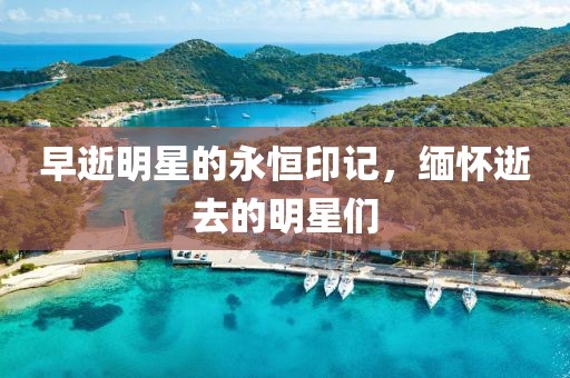 早逝明星的永恒印记，缅怀逝去的明星们