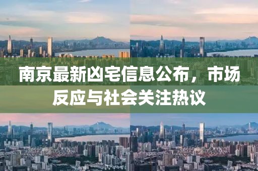 南京最新凶宅信息公布，市场反应与社会关注热议