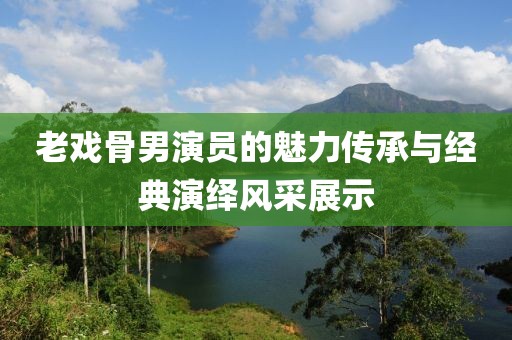 老戏骨男演员的魅力传承与经典演绎风采展示