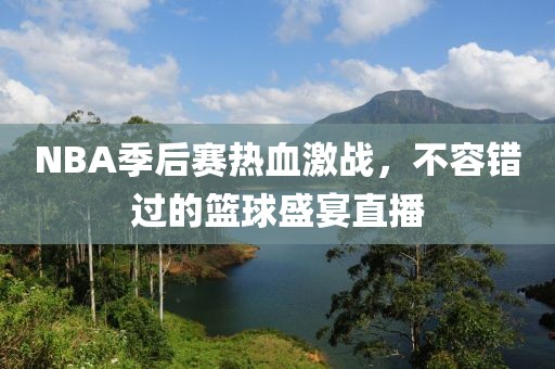 NBA季后赛热血激战，不容错过的篮球盛宴直播