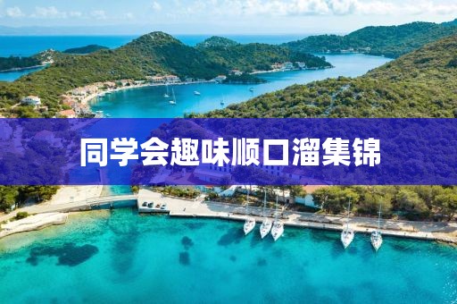 同学会趣味顺口溜集锦