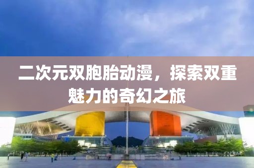 二次元双胞胎动漫，探索双重魅力的奇幻之旅