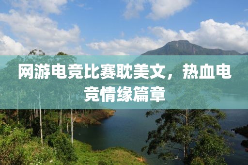 网游电竞比赛耽美文，热血电竞情缘篇章