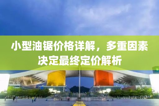 小型油锯价格详解，多重因素决定最终定价解析