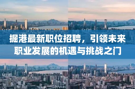 掘港最新职位招聘，引领未来职业发展的机遇与挑战之门