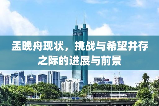 孟晚舟现状，挑战与希望并存之际的进展与前景