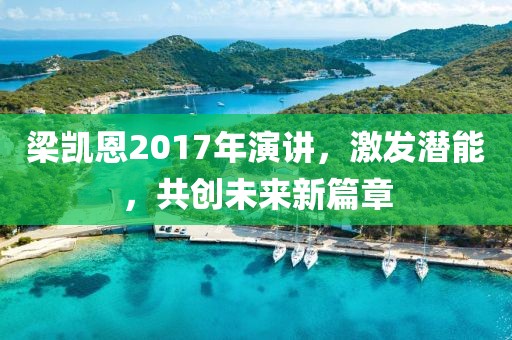 梁凯恩2017年演讲，激发潜能，共创未来新篇章