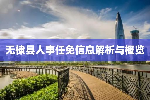 无棣县人事任免信息解析与概览