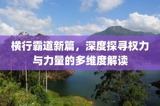 横行霸道新篇，深度探寻权力与力量的多维度解读