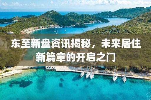 东至新盘资讯揭秘，未来居住新篇章的开启之门