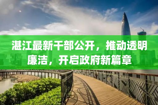 湛江最新干部公开，推动透明廉洁，开启政府新篇章