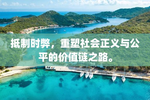 抵制时弊，重塑社会正义与公平的价值链之路。