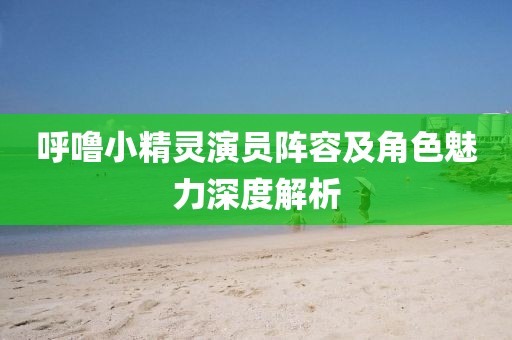 呼噜小精灵演员阵容及角色魅力深度解析