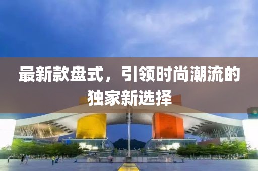 最新款盘式，引领时尚潮流的独家新选择