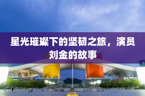 星光璀璨下的坚韧之旅，演员刘金的故事