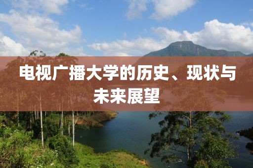 电视广播大学的历史、现状与未来展望