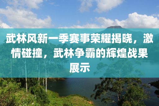 武林风新一季赛事荣耀揭晓，激情碰撞，武林争霸的辉煌战果展示