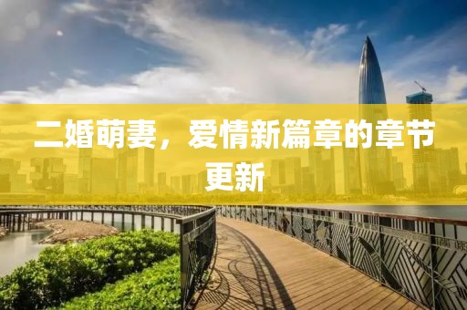 二婚萌妻，爱情新篇章的章节更新