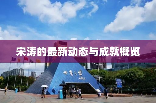 宋涛的最新动态与成就概览