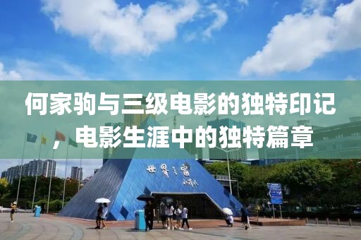 何家驹与三级电影的独特印记，电影生涯中的独特篇章