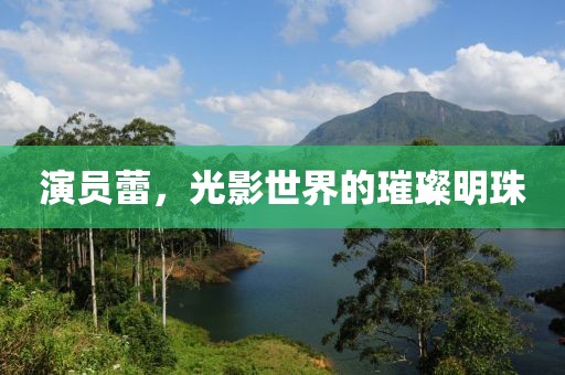 演员蕾，光影世界的璀璨明珠