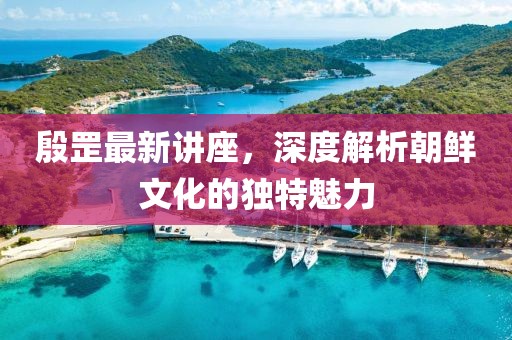 殷罡最新讲座，深度解析朝鲜文化的独特魅力
