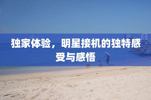 独家体验，明星接机的独特感受与感悟