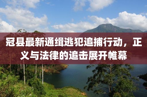 冠县最新通缉逃犯追捕行动，正义与法律的追击展开帷幕