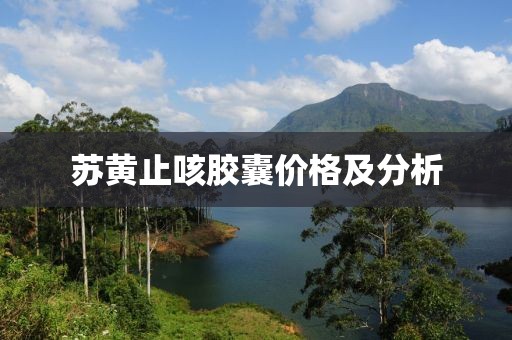 苏黄止咳胶囊价格及分析