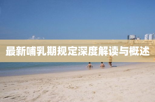 最新哺乳期规定深度解读与概述