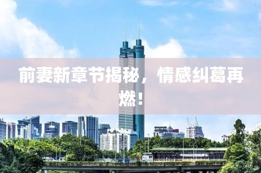 前妻新章节揭秘，情感纠葛再燃！