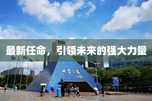 最新任命，引领未来的强大力量