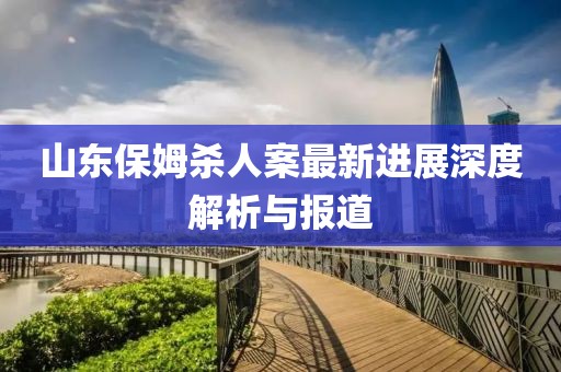 山东保姆杀人案最新进展深度解析与报道