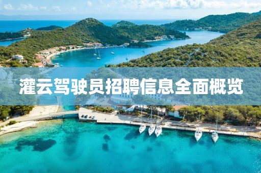 灌云驾驶员招聘信息全面概览
