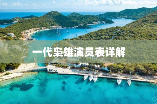 一代枭雄演员表详解