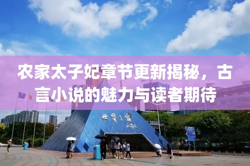 农家太子妃章节更新揭秘，古言小说的魅力与读者期待