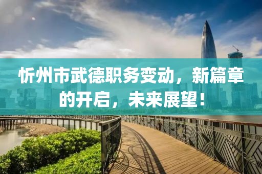 忻州市武德职务变动，新篇章的开启，未来展望！