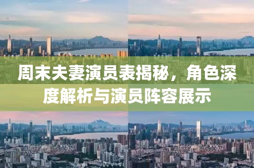 周末夫妻演员表揭秘，角色深度解析与演员阵容展示