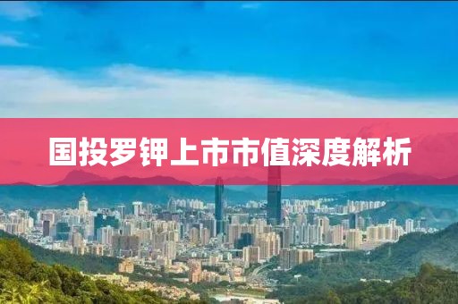 国投罗钾上市市值深度解析