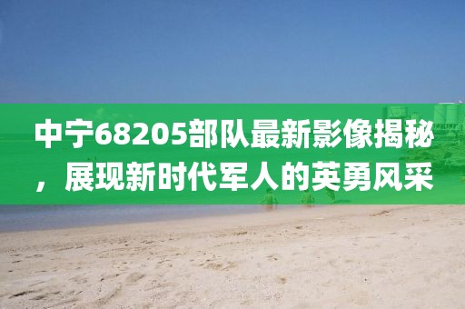 中宁68205部队最新影像揭秘，展现新时代军人的英勇风采