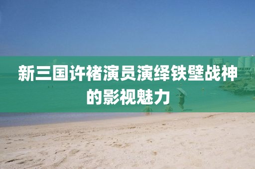 新三国许褚演员演绎铁壁战神的影视魅力