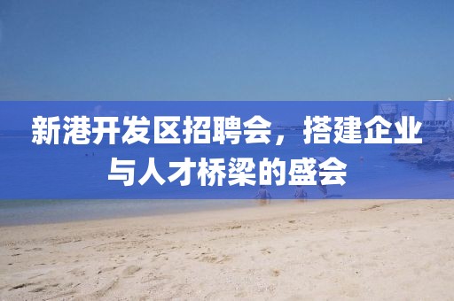 新港开发区招聘会，搭建企业与人才桥梁的盛会