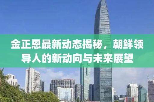 金正恩最新动态揭秘，朝鲜领导人的新动向与未来展望