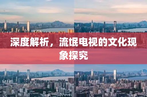 深度解析，流氓电视的文化现象探究