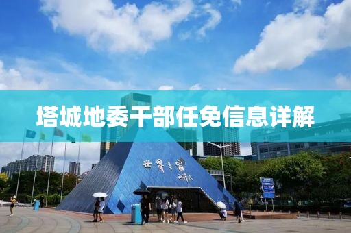 塔城地委干部任免信息详解