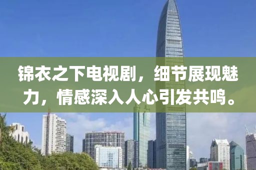 锦衣之下电视剧，细节展现魅力，情感深入人心引发共鸣。