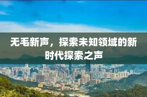 无毛新声，探索未知领域的新时代探索之声