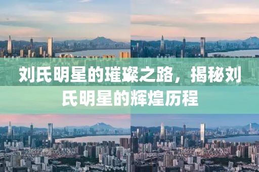 刘氏明星的璀璨之路，揭秘刘氏明星的辉煌历程