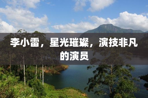 李小雷，星光璀璨，演技非凡的演员
